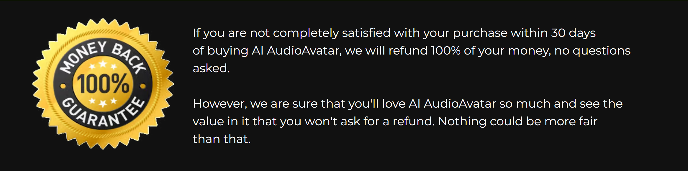 money back